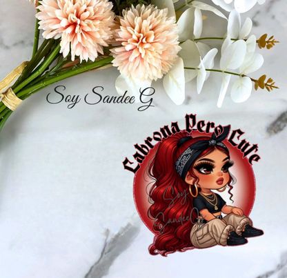 Cabrona Pero Cute - UVDTF Decal for cups/hard surfaces sticker