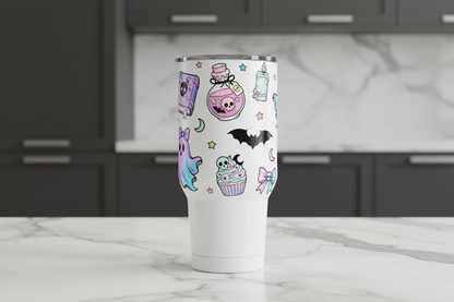 Cute Pastel Halloween Essentials - UVDTF Wrap for cups/hard surfaces sticker