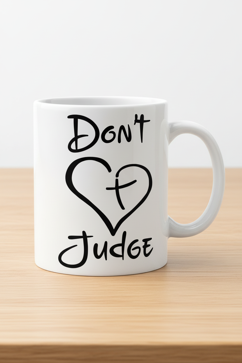 Calcomanía UVDTF No juzgues