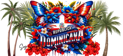 República Dominicana #2 - UVDTF Wrap for cups/hard surfaces sticker