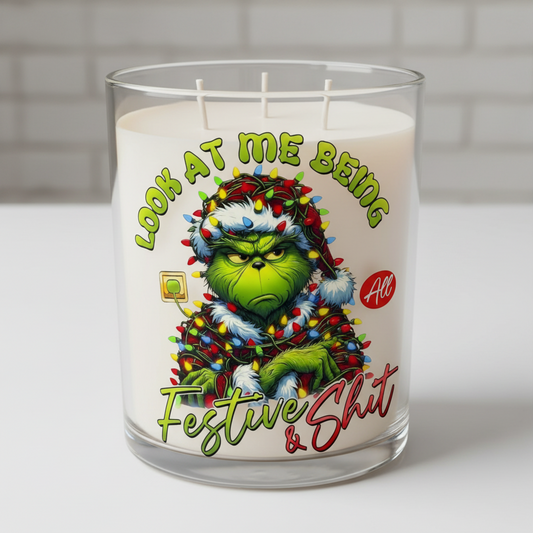 Look at Me Being Festive  - UVDTF Decal for cups/hard surfaes sticker