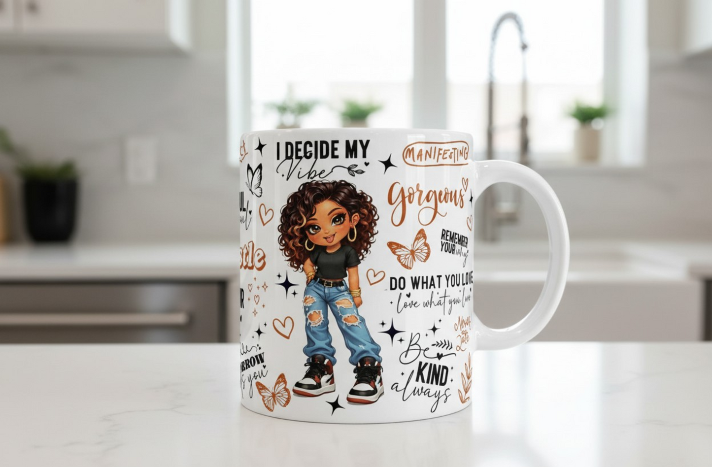 I Decide My Vibe - UVDTF Wrap for cups/hard surfaces sticker