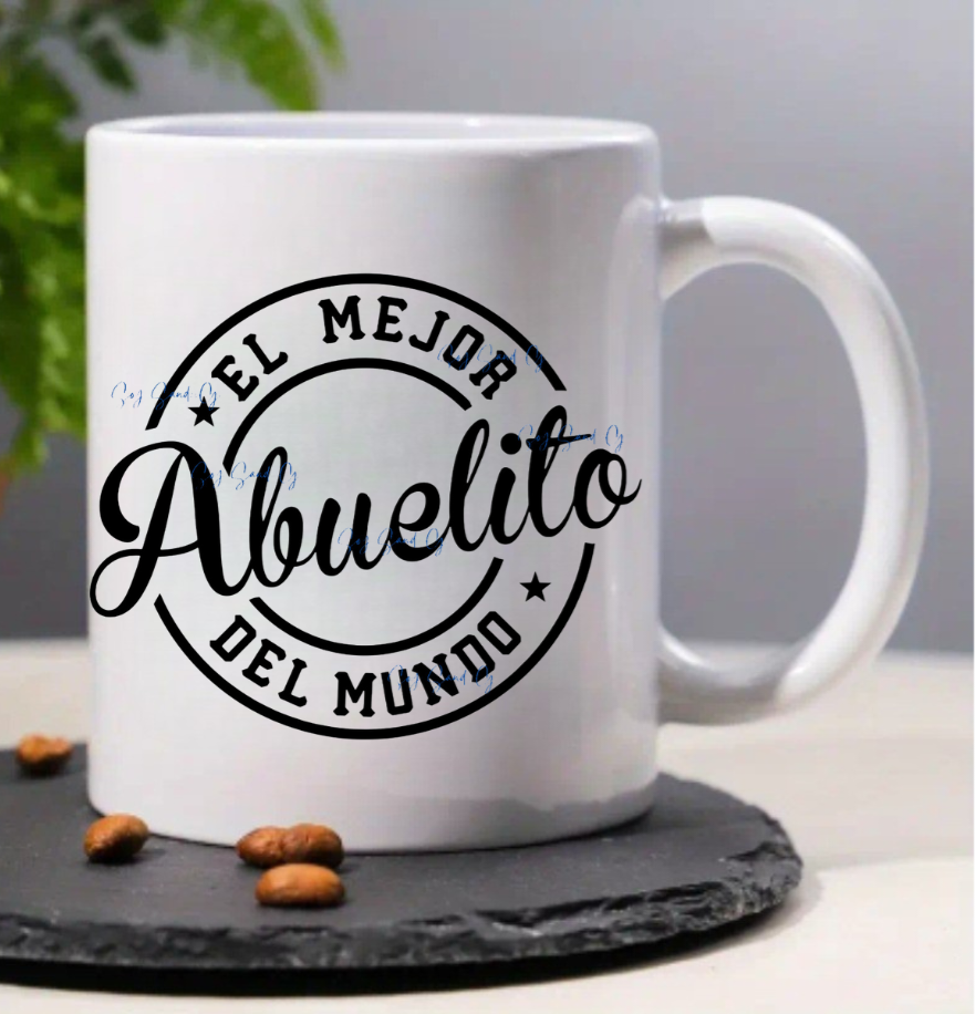 El Mejor Abuelito (The Best Grandad) - UVDTF Decal for cup/hard surfaces