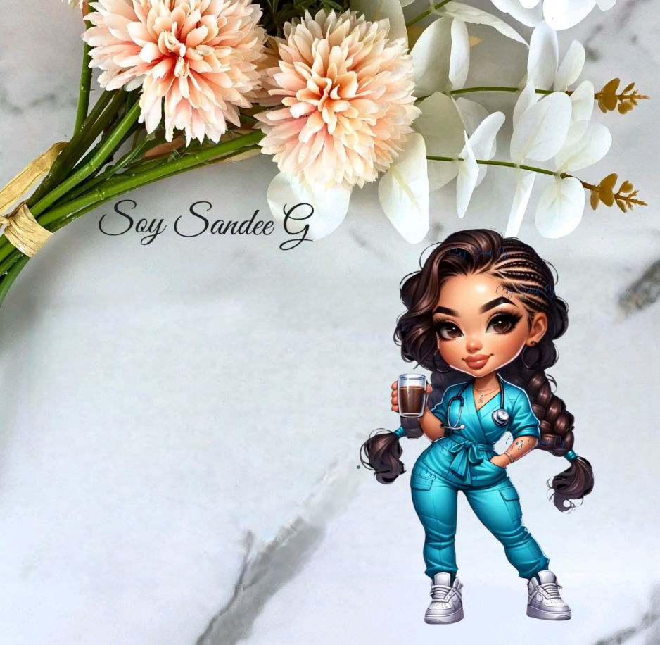 Pretty Nurse #1 - UVDTF Decal for cups/hard surfaces sticker