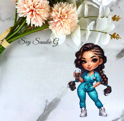 Pretty Nurse #1 - UVDTF Decal for cups/hard surfaces sticker