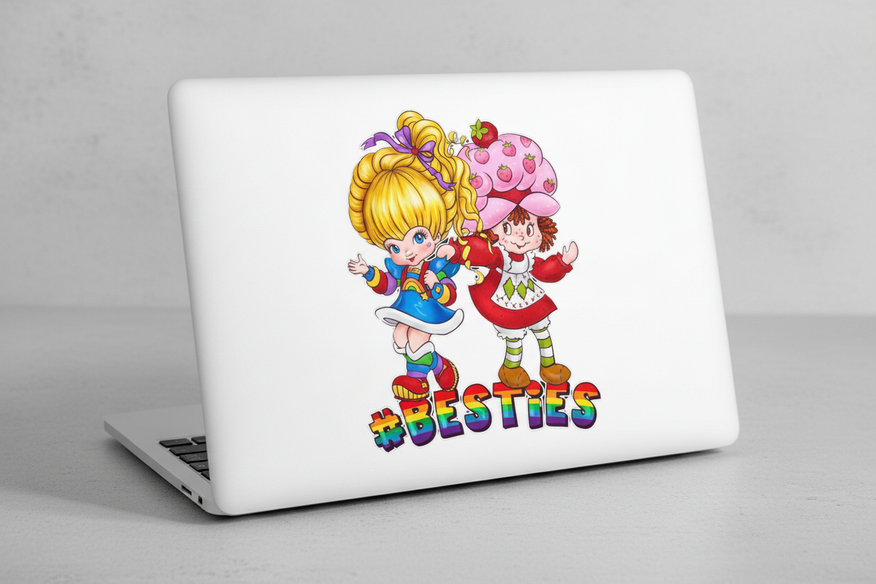 Besties - UVDTF Decal for cups/hard surfaces sticker