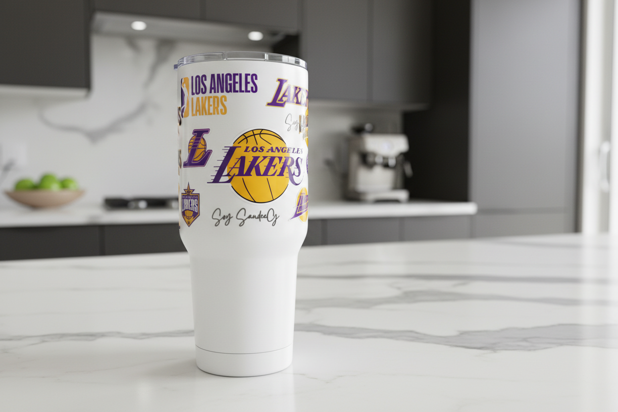 LA Lakers - UVDTF Wrap for cups/hard surfaces sticker
