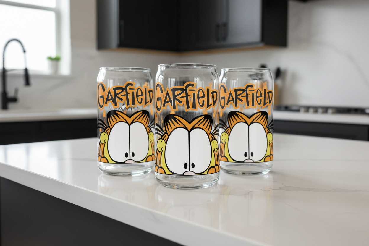 Garfield - UVDTF wrap for cups/hard surfaces sticker