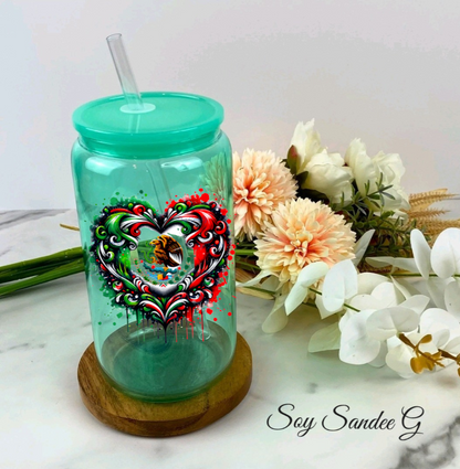 Mexican Heart - UVDTF Decal for cups/hard surfaces