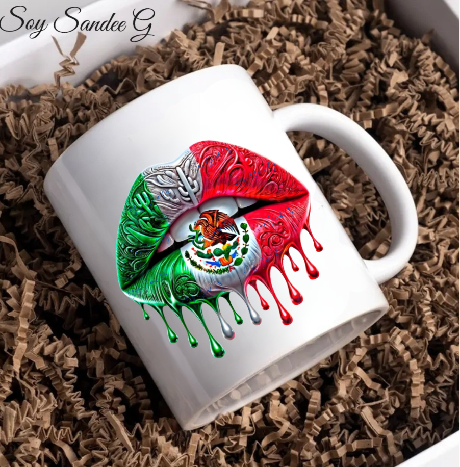 Mexican Lips - UVDTF Decal for cups/hard surfaces