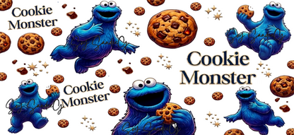 Cookie Monster - UVDTF Wrap for cups/hard surfaces sticker