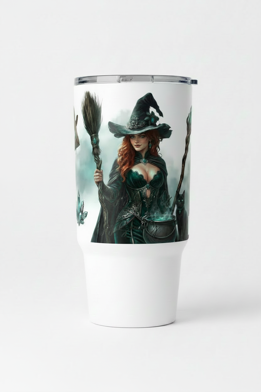 Green Witch - UVDTF Wrap for cups/hard surfaces sticker