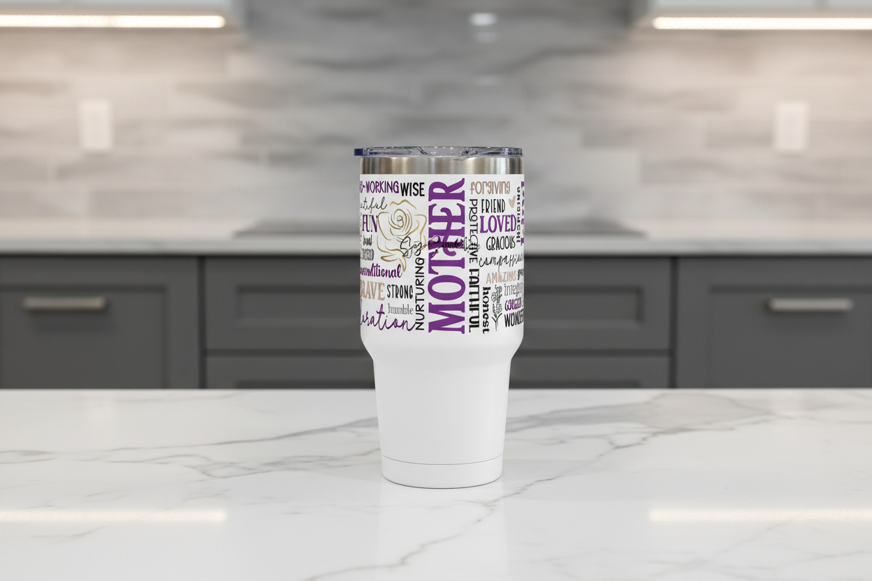 Mother (Purple) - UVDTF wrap for cups/hard surfaces sticker