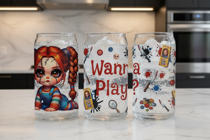 Wanna Play? - UVDTF Wrap for cups/hard surfaces sticker