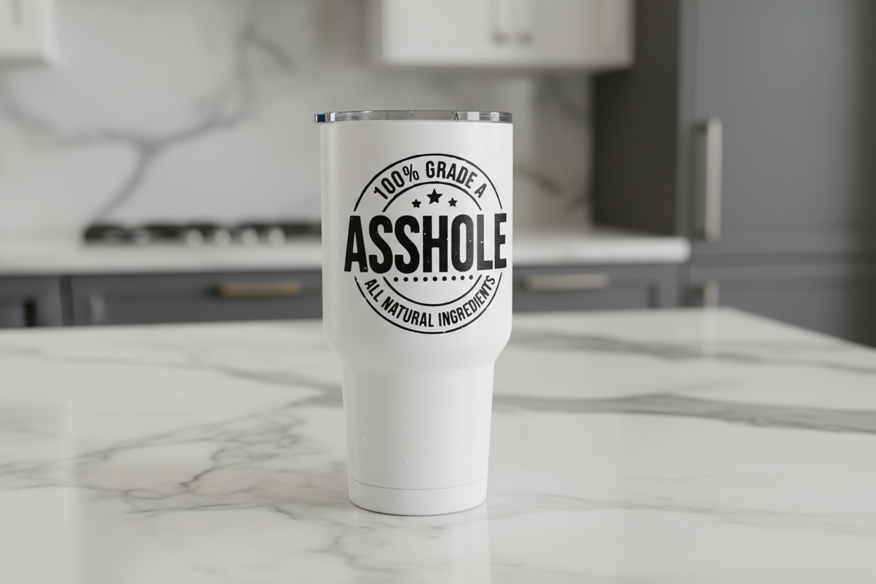 100% Grade A A-Hole - UVDTF Decal for cups/hard surfaces sticker