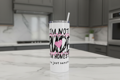 I'm Not Rude - UVDTF Decal for cups/hard surfaces sticker