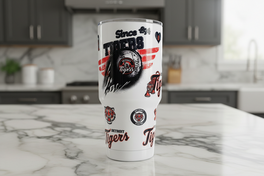 Detroit Tigers - UVDTF Wrap for cups/hard surfaces sticker