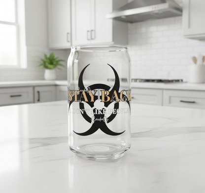 Stay Back - UVDTF Decal for cups/hard surfaces sticker