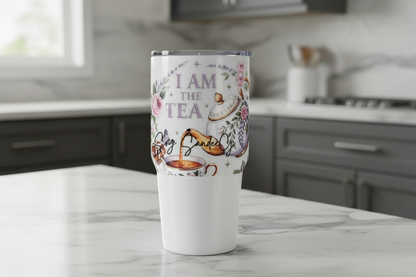 I Am the Tea - UVDTF Wrap for cups/hard surfaces sticker