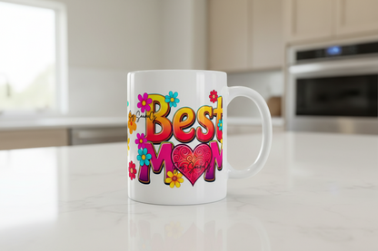 Best Mom #1 - UVDTF wrap for cups/hard surfaces sticker