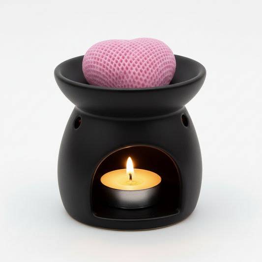 Cera derretida con forma de corazón en forma de almohada (tamaño de muestra) (1)