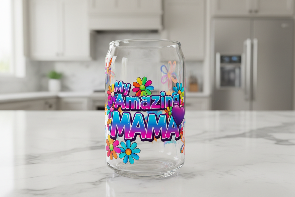 My Amazing Mama - UVDTF Wrap for cups/hard surfaces sticker
