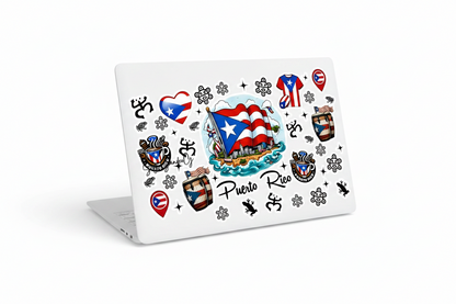 Pero Puerto Rico - UVDTF Wrap for cups/hard surfaces sticker