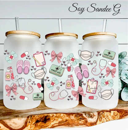 Nurse Accessories - UVDTF Wrap for cups/hard surfaces sticker