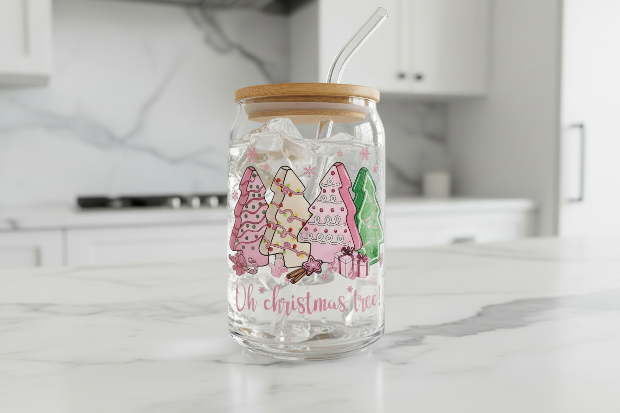 Oh Christmas Tree - UVDTF Decal for cups/hard surfaces sticker