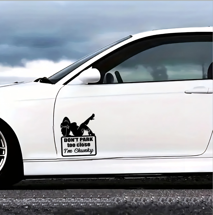 Don't Park Too Close (Bumper Sticker) - UVDTF Decal for cups/hard surfaces sticker