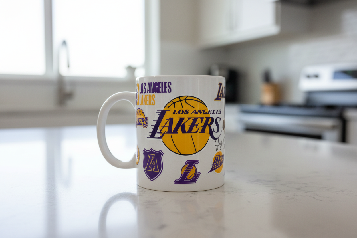 LA Lakers - UVDTF Wrap for cups/hard surfaces sticker