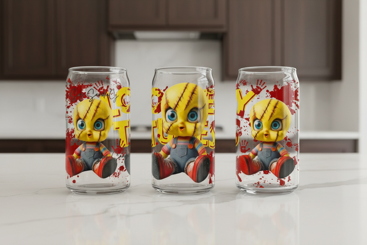 Looney Bird - UVDTF wrap for cups/hard surfaces sticker