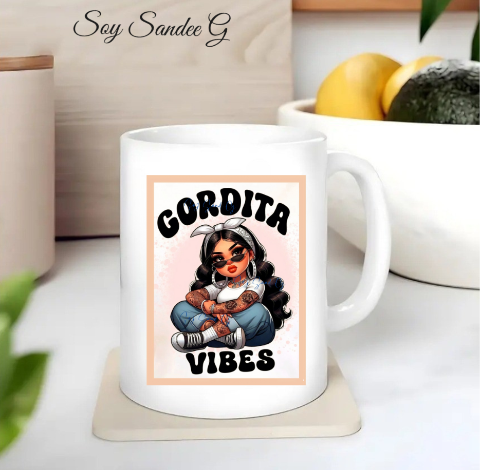 Gordita Vibes - UVDTF Decal for cups/hard surfaces sticker