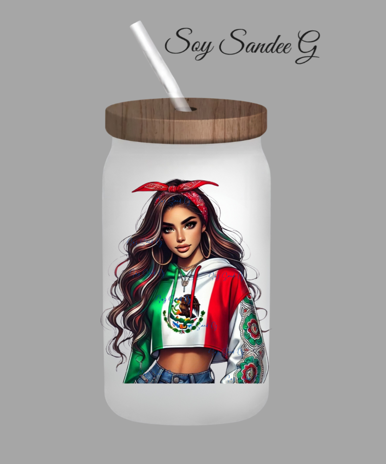 Sexy Mexican Latina #1 - UVDTF Decal for cups/hard surfaces