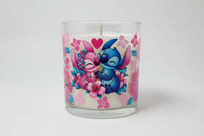 Angel & Stich Hibiscus - UVDTF Wrap for cups/hard surfaces sticker