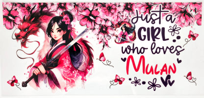 Mulan - UVDTF Wrap for cups/hard surfaces sticker