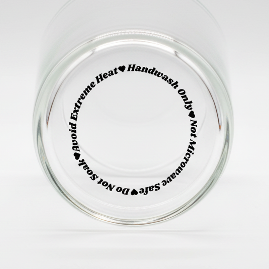Cup Care - UVDTF Decal with cup instructions sticker