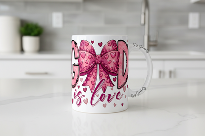 God is Love - UVDTF Wrap for cups/hard surfaces sticker