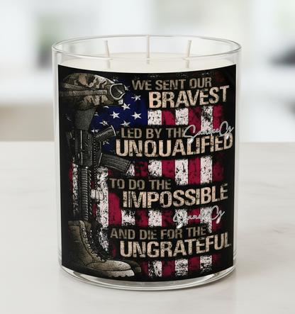 We Sent Our Bravest - UVDTF Decal for cups/hard surfaces sticker