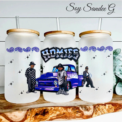 Homies Purple Lowrider - UVDTF Wrap for cups/hard surfaces sticker