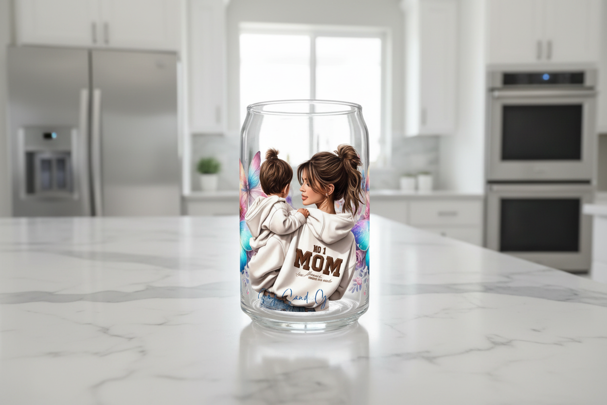 Mom & Daughter - UVDTF Wrap for cups/hard surfaces sticker