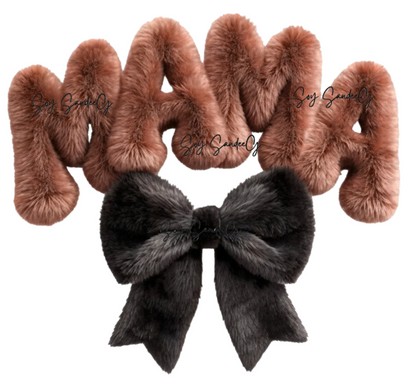 Mama Fluffy Bow - UVDTF Decal for cups/hard surfaces sticker