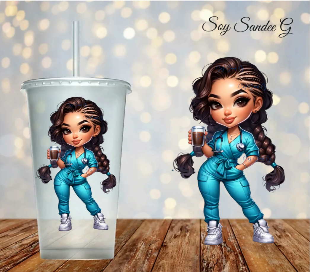 Pretty Nurse #1 - UVDTF Decal for cups/hard surfaces sticker