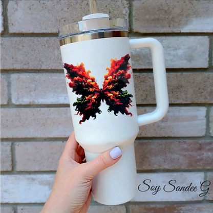 Calcomanía UVDTF Smoke Butterfly n.° 3