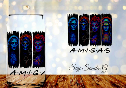 Hellbound Amigas  - UVDTF Decal for cups/hard surfaces sticker