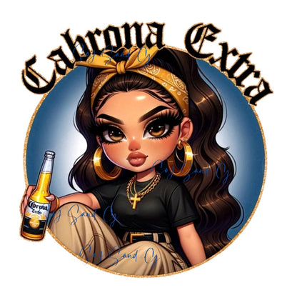 Cabrona Extra - UVDTF Decal for cups/hard surfaces sticker