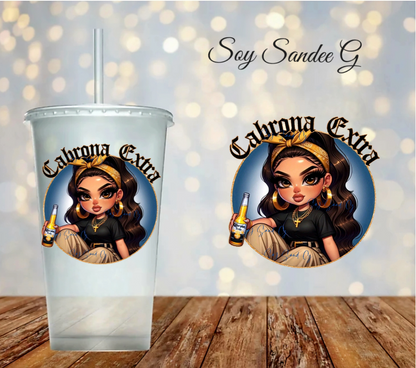 Cabrona Extra - UVDTF Decal for cups/hard surfaces sticker