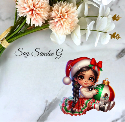 Mexican Ornament Cutie #2 - UVDTF Decal for cups/hard surfaces sticker