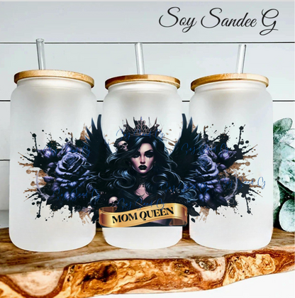 Mom Queen - UVDTF Wrap for cups/hard surfaces sticker