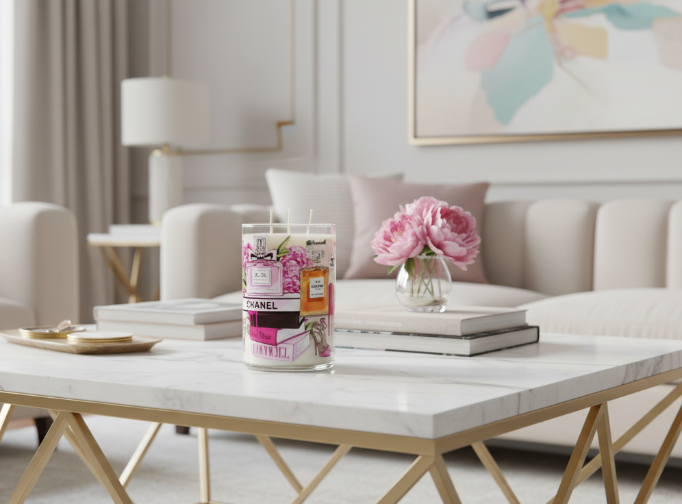 Chanel Perfume - UVDTF wrap for cups/hard surfaces sticker